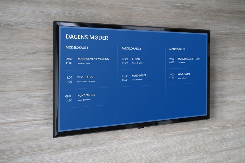 MyDesk infoscreen
