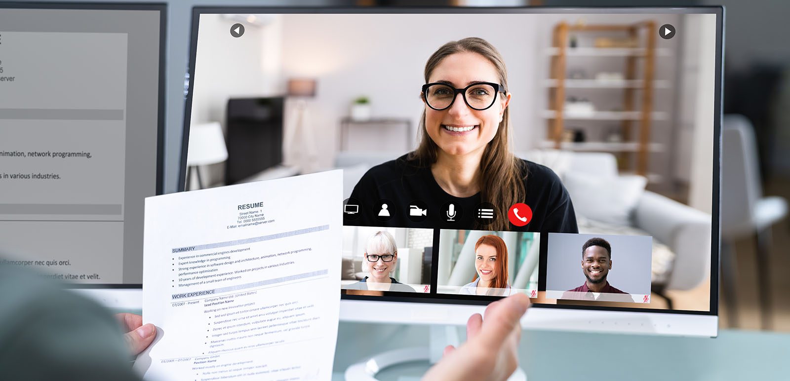 Hybrid workplace - Teams meeting