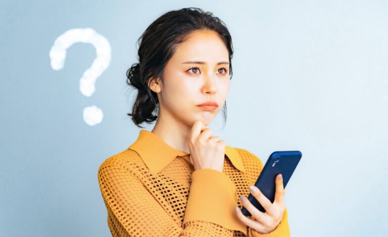 Woman asking question