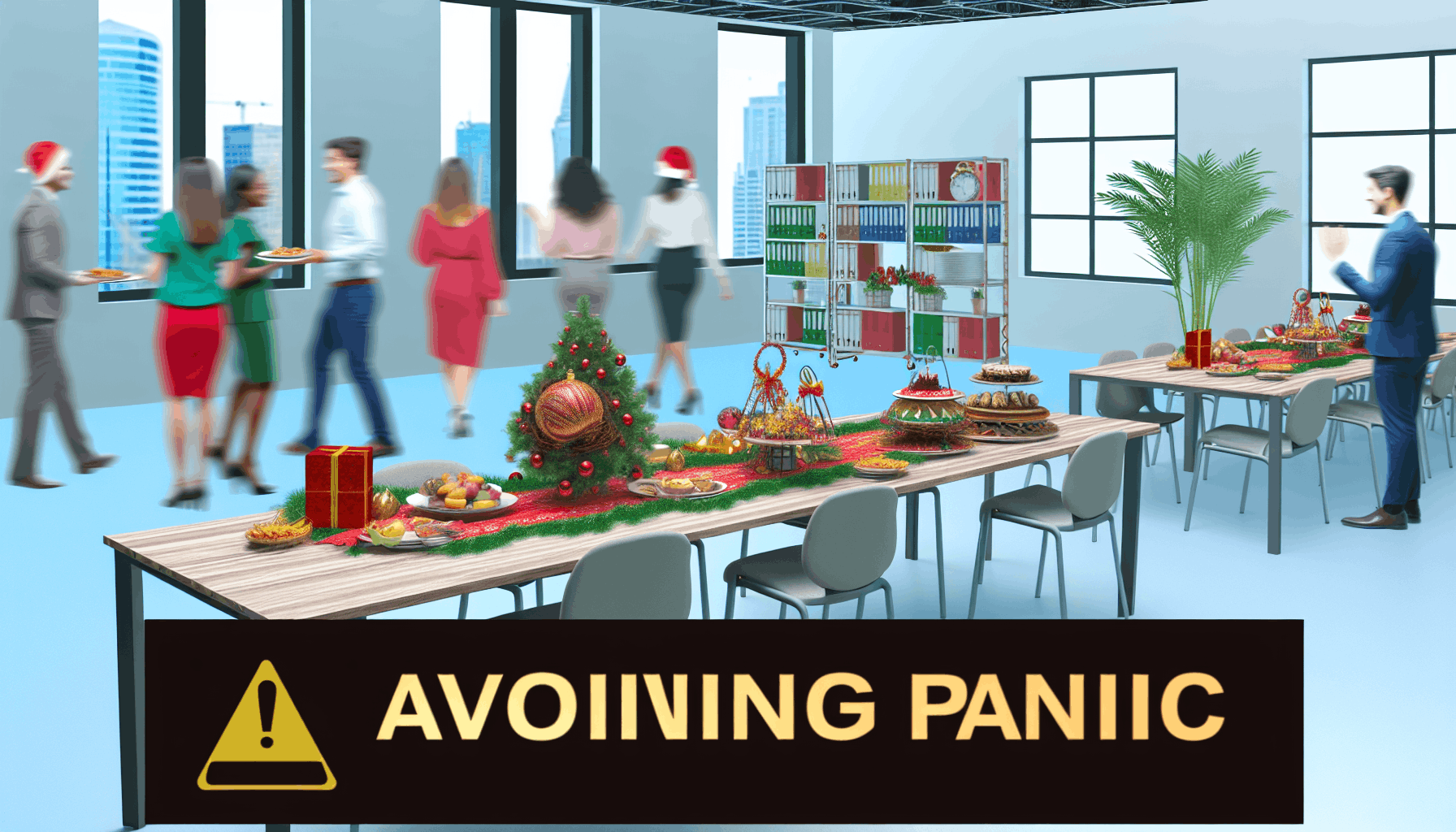 How to avoid panic: Booking office space for the Christmas party!