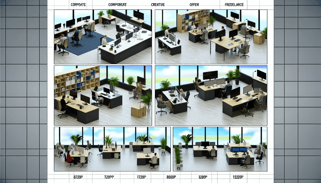 Types of office workspaces