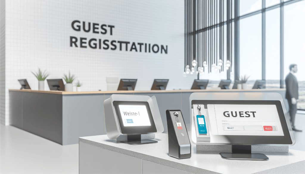 Guest registration system for businesses