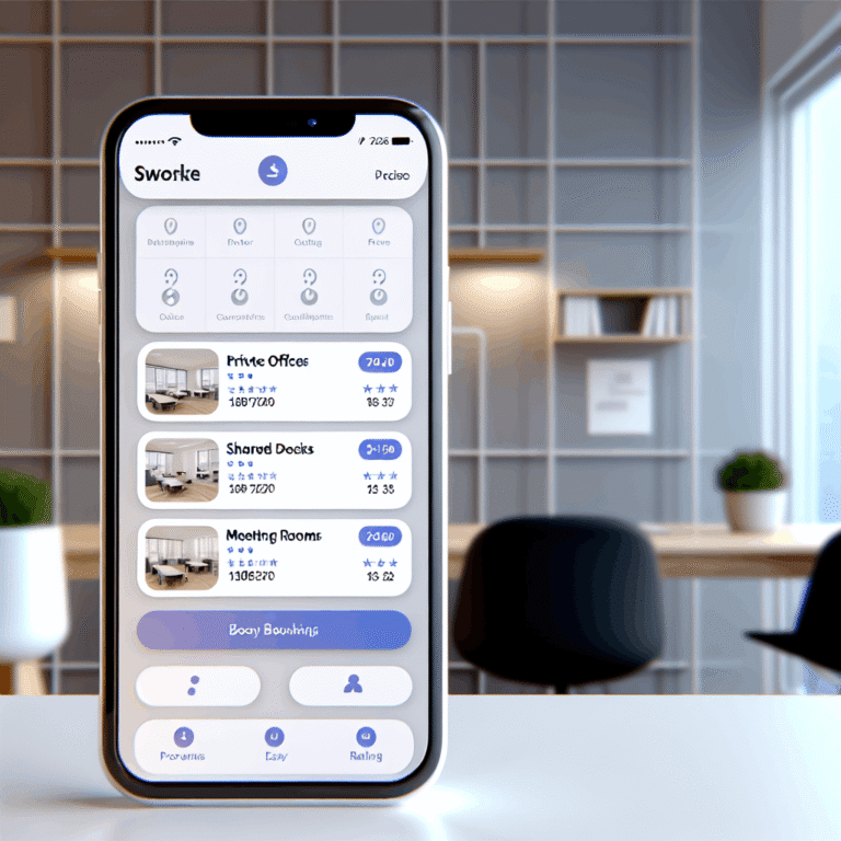 Workspace booking app