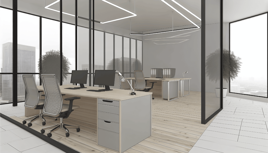 What is an office with flexible workspaces