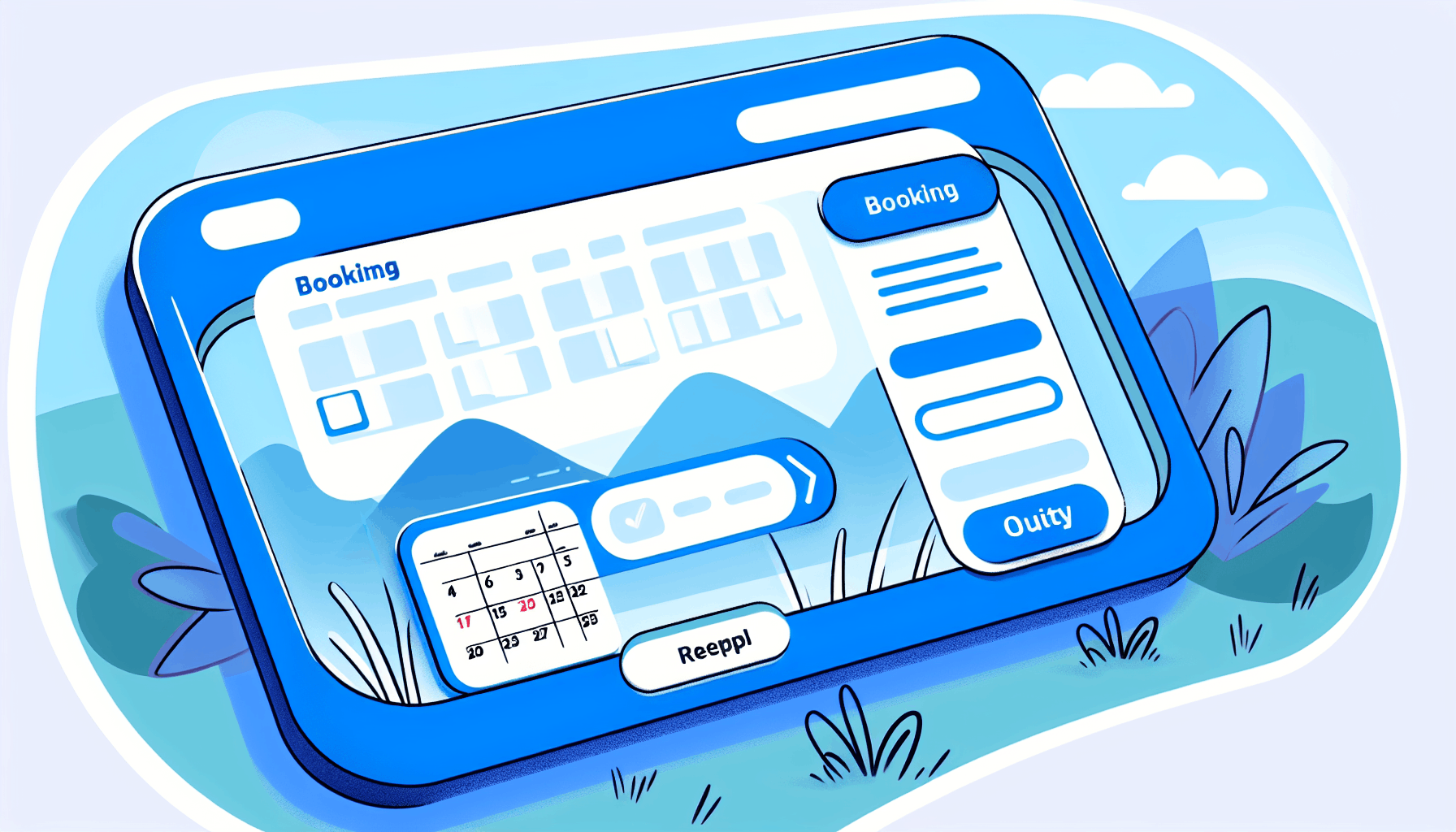 Booking app that works