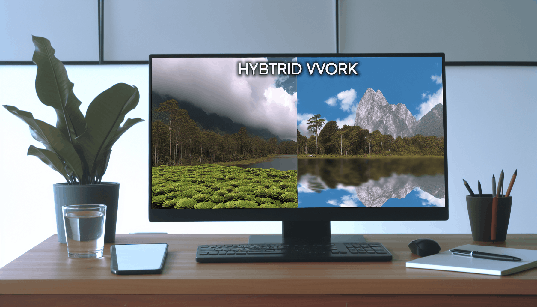 What is hybrid working and what are the benefits/