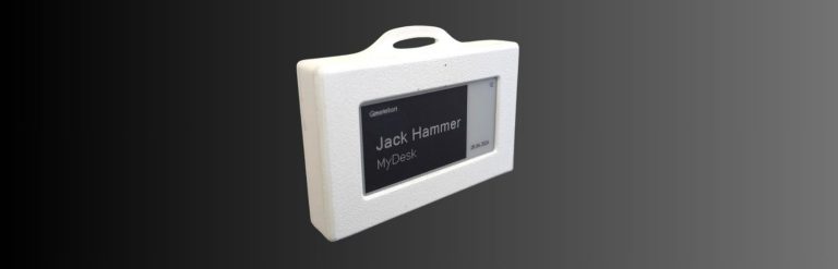 e-ink gæsteregistrering