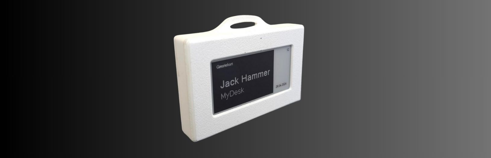 e-ink gæsteregistrering