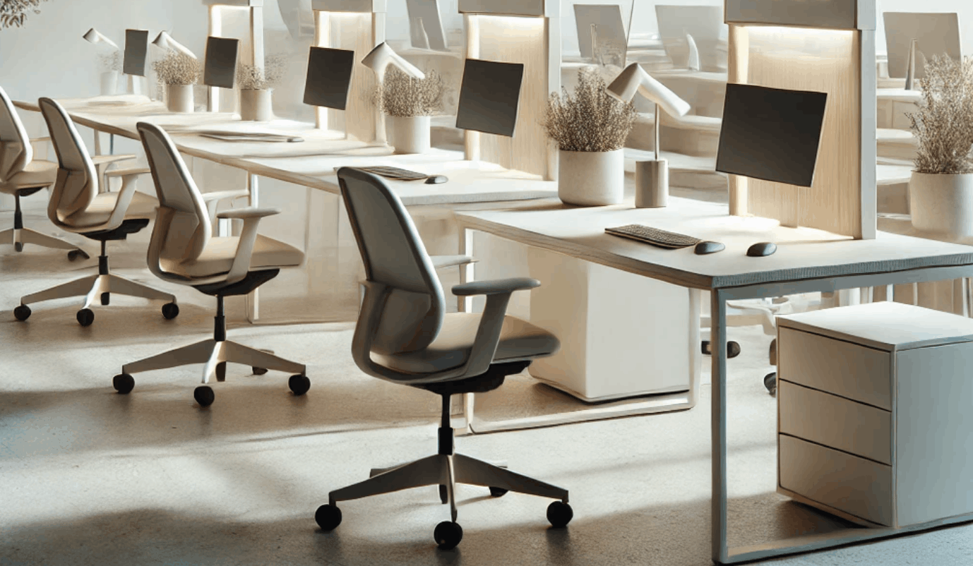 stort lyst kontor