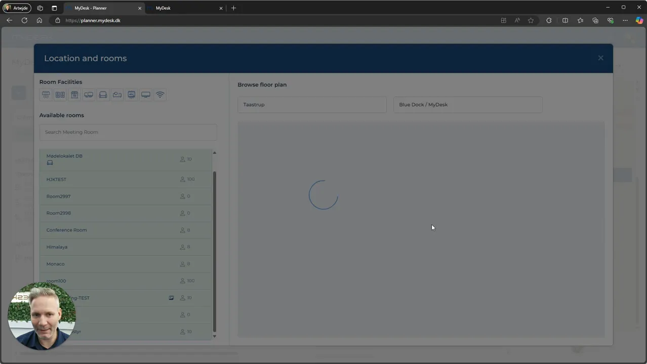 Meeting room booking confirmation
