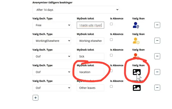 Tilføjelse af tekst og ikoner