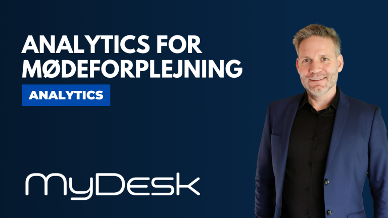 Analytics for mødeforplejning - MyDesk Analytics