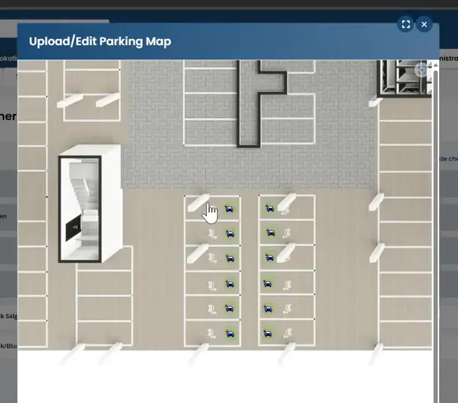 Angivelse af elbilsspladser på parkeringskortet