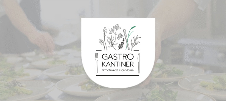Gastro kantiner logo og bygning