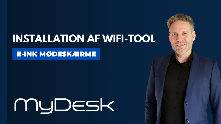 Installation af wifi-tool - MyDesk e-ink mødeskærme
