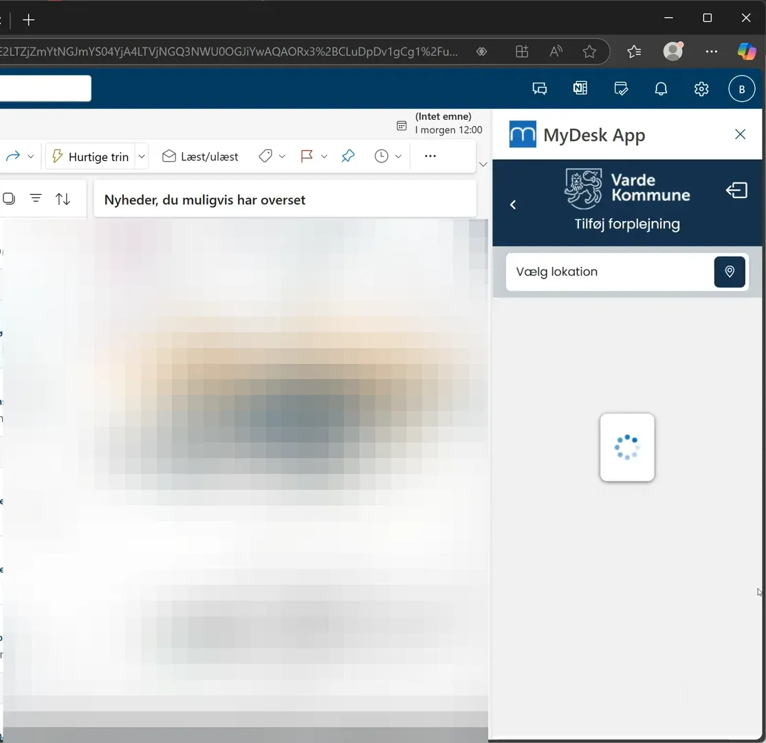 MyDesk indbakke