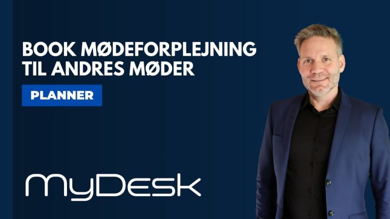 Book mødeforplejning til andres møder - MyDesk Planner