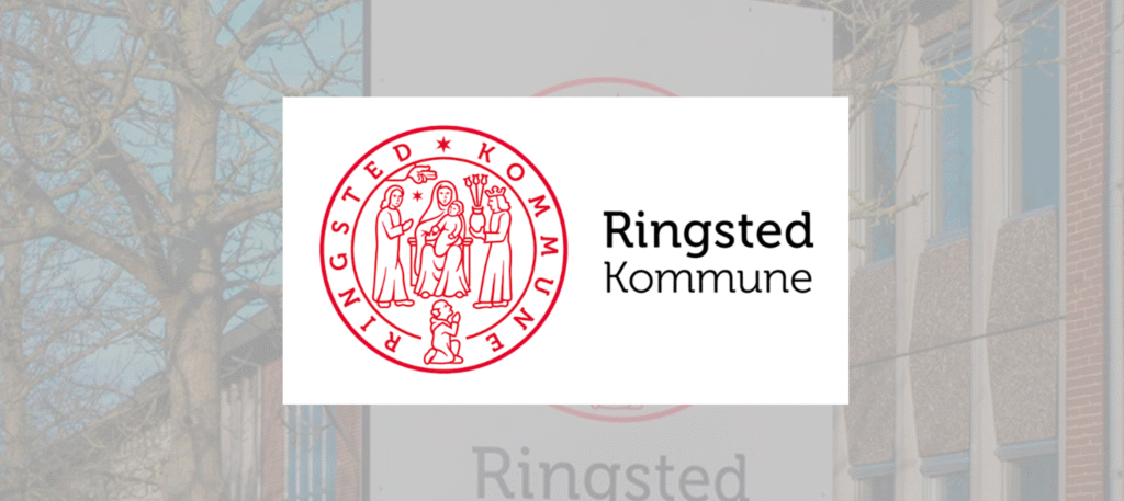 Ringsted Kommune logo og bygning