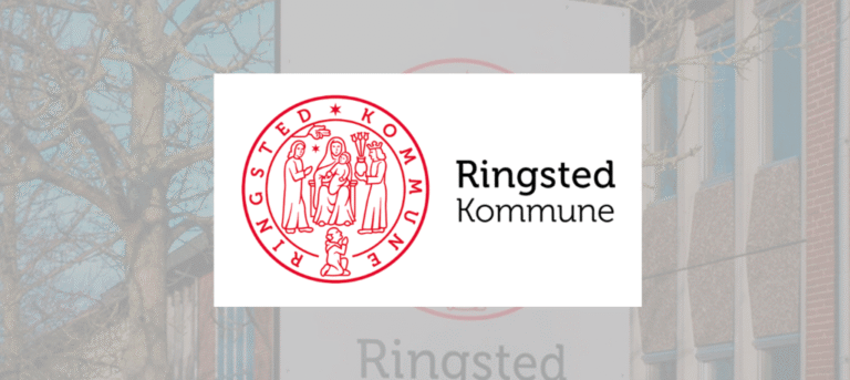 Ringsted Kommune logo og bygning
