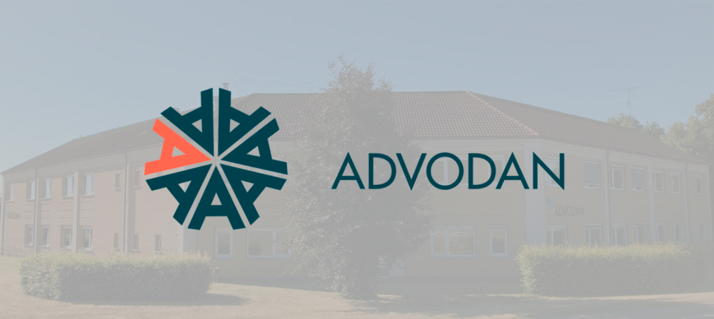 Advodan logo og bygning