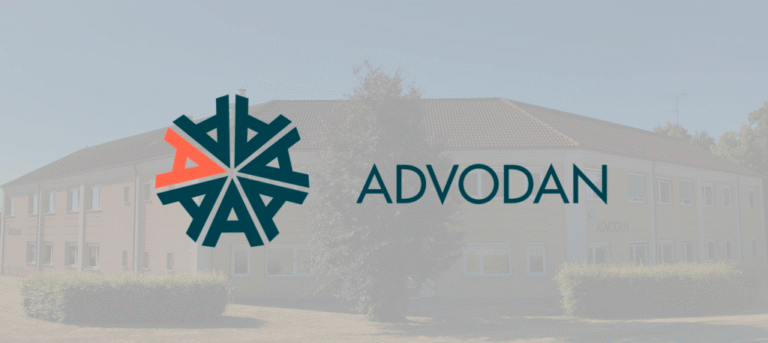 Advodan logo og bygning