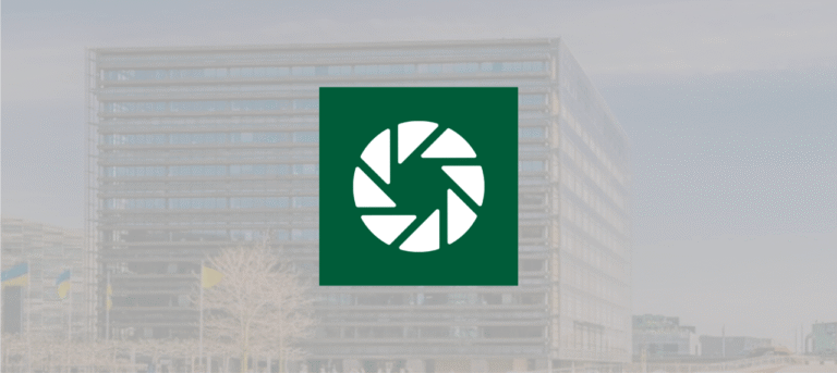 Jyske Bank logo og bygning