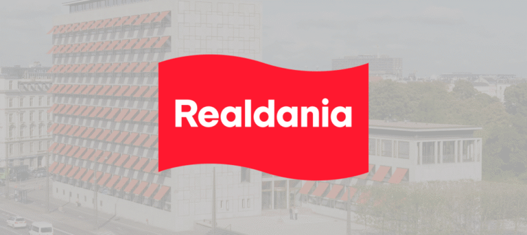 Realdania logo og bygning