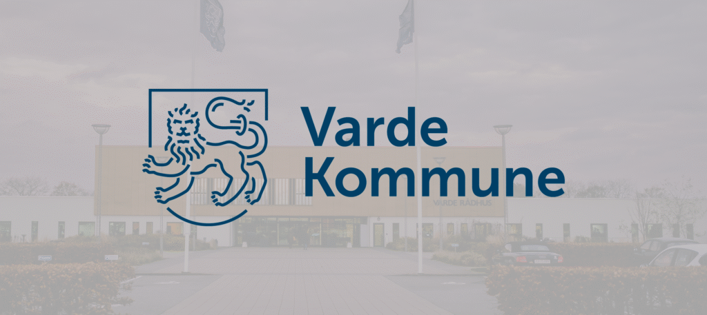 Varde Komune logo og bygning