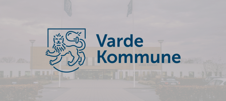 Varde Komune logo og bygning