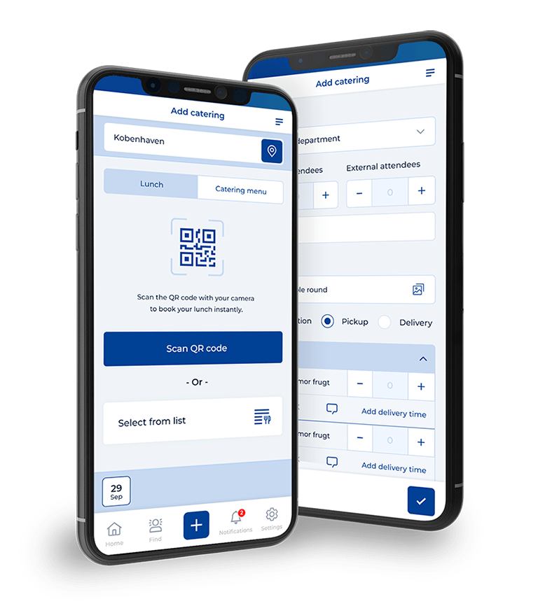 MyDesk Catering app
