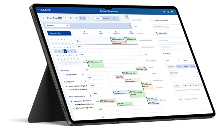 MyDesk Planner overblik