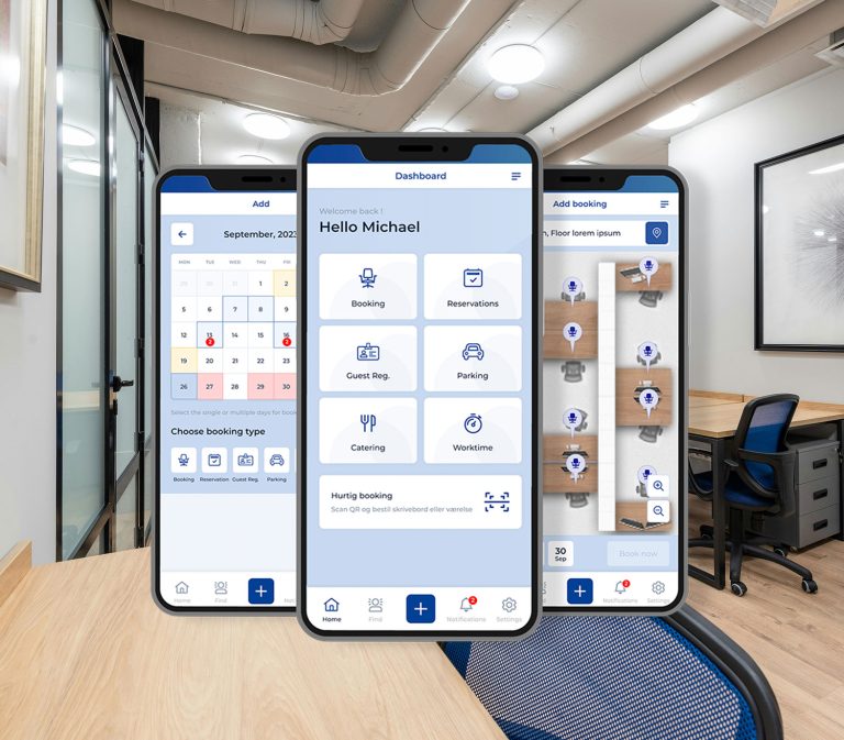 Desk booking app