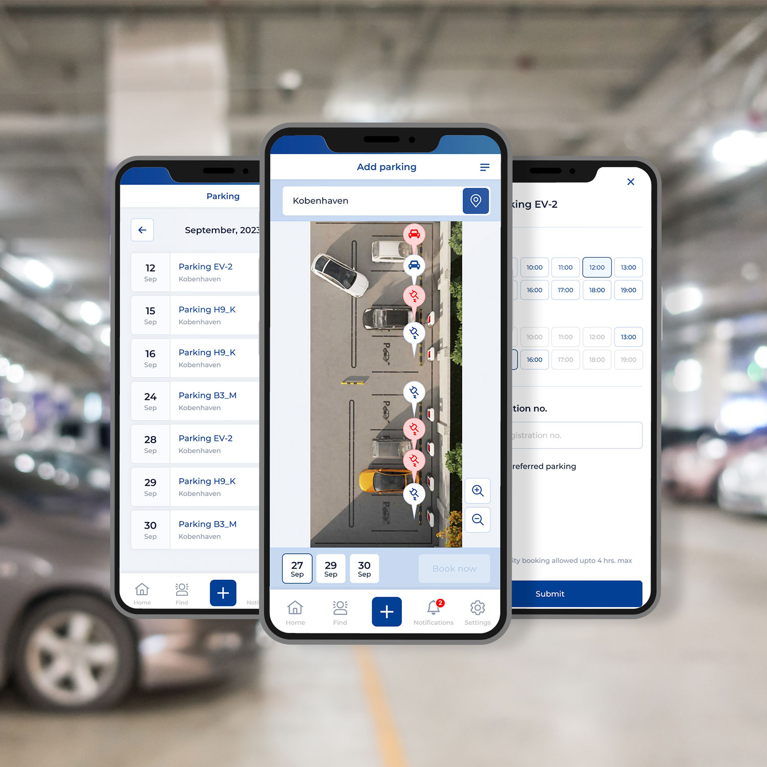 Pakerings app MyDesk